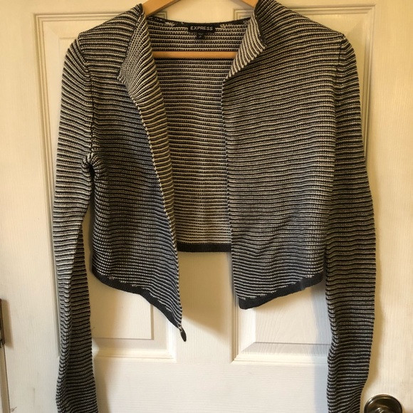 Express Sweaters - Express black and white sweater